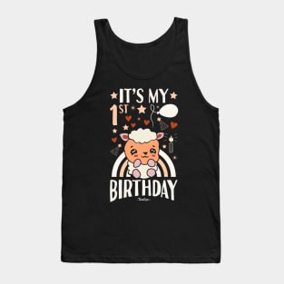 It's My 1st Birthday Sheep Tank Top